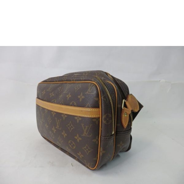 95482 3 Louis Vuitton Reporter Monogram Shoulder Bag Brown