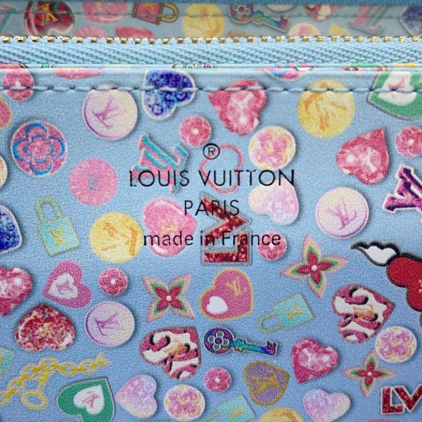 9550605 12 Louis Vuitton Vernis Zippy Wallet Pink