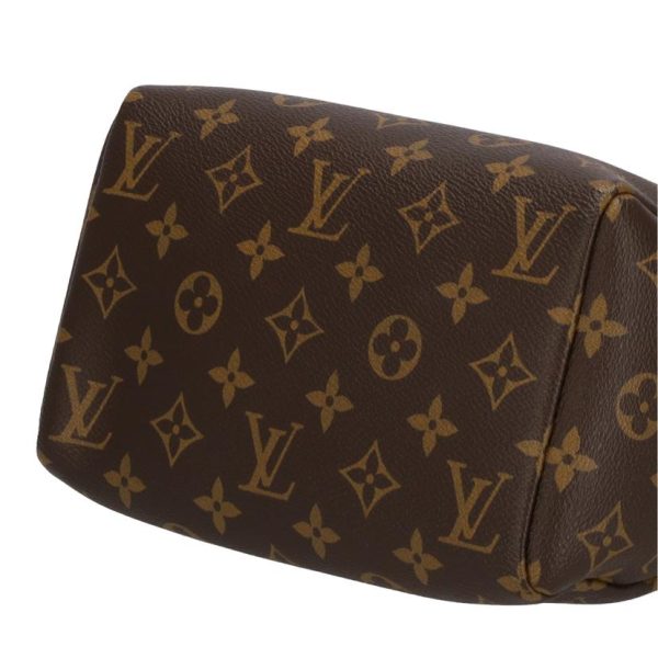 95582 3 Louis Vuitton Speedy Chain 20 Monogram Bag Brown