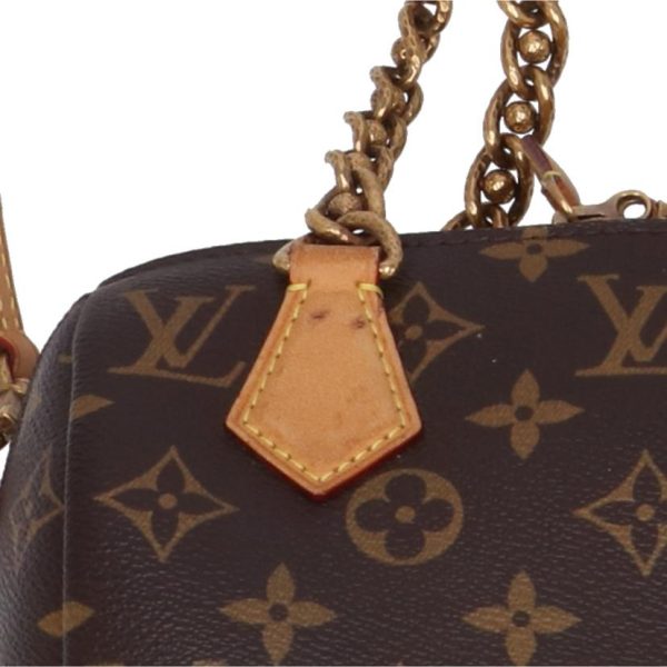 95582 7 Louis Vuitton Speedy Chain 20 Monogram Bag Brown