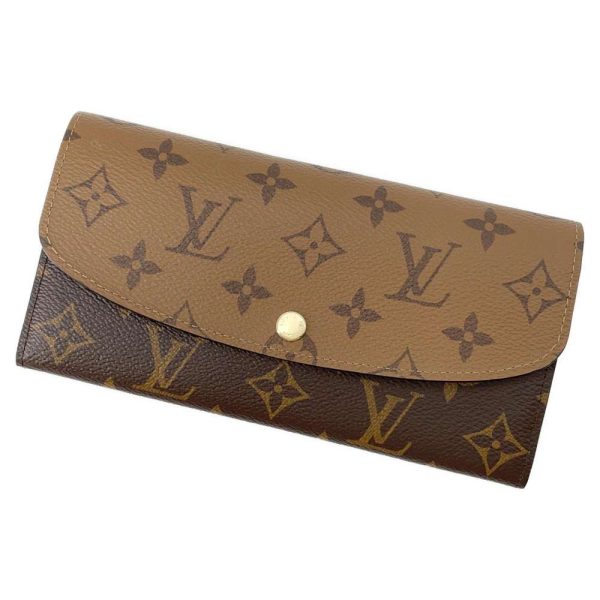 9563513 01 Louis Vuitton Portefeuille Emily Long Wallet Monogram Black