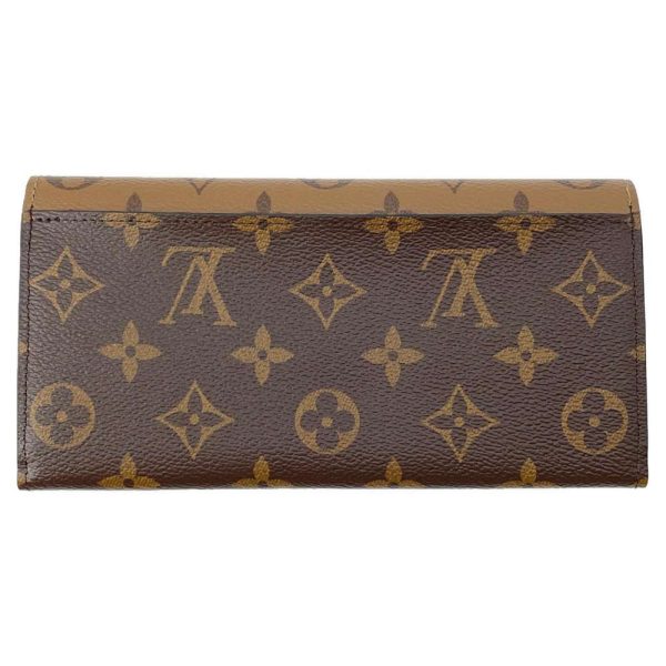 9563513 03 Louis Vuitton Portefeuille Emily Long Wallet Monogram Black