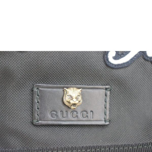 95641 6 Gucci Tiger Embroidery Techno Canvas Backpack