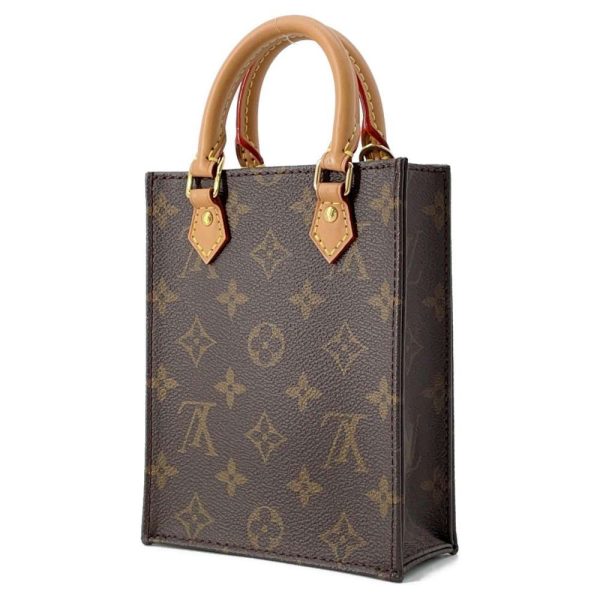 9567078 02 Louis Vuitton Petite Sac Plat Handbag Monogram