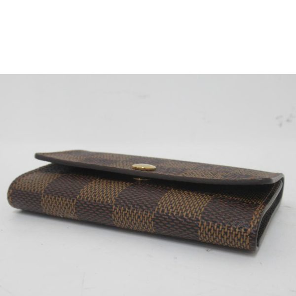 95679 3 Louis Vuitton Multicle 6 Key Holder Damier Ebene Brown