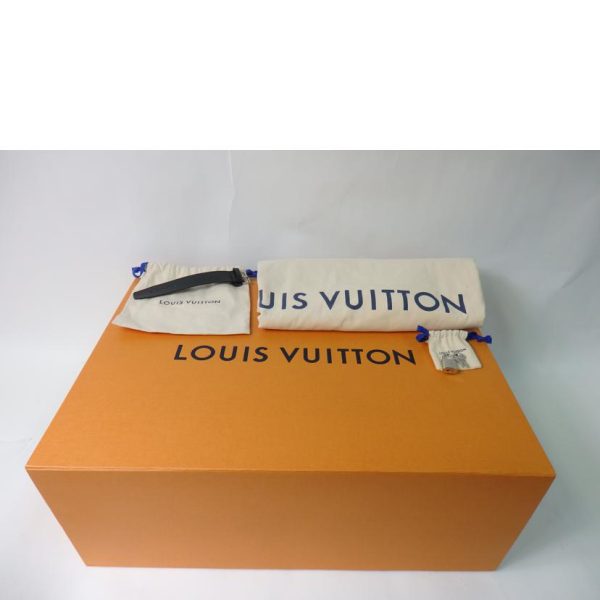 95698 6 Louis Vuitton Keepall Bandouliere 55 Bag Damier Graphite