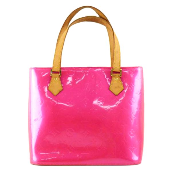 95708 1 Louis Vuitton Houston Bag Monogram Vernis Fuchsia Pink