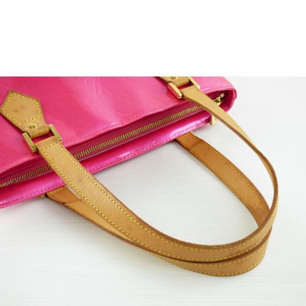 95708 4 Louis Vuitton Houston Bag Monogram Vernis Fuchsia Pink