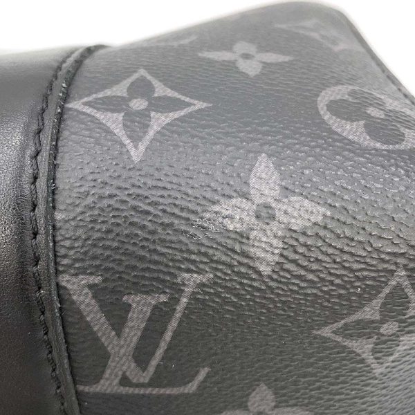 9571402 09 Louis Vuitton Monogram Eclipse Reverse City Keepall Bag Black