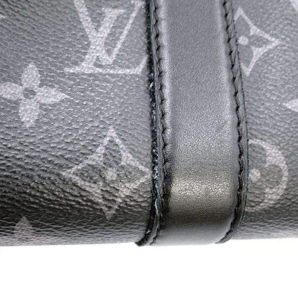 9571402 10 Louis Vuitton Monogram Eclipse Reverse City Keepall Bag Black