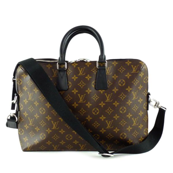 95715 1 Louis Vuitton Porte Document Jules Bag Monogram Macassar