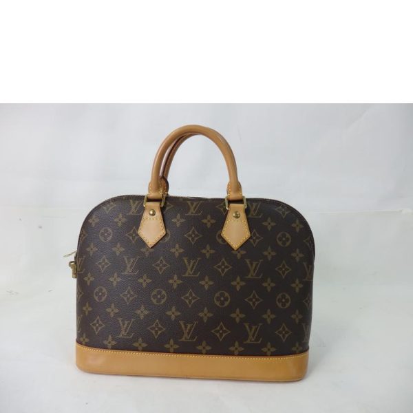 95727 2 Louis Vuitton Alma Monogram Bag Brown