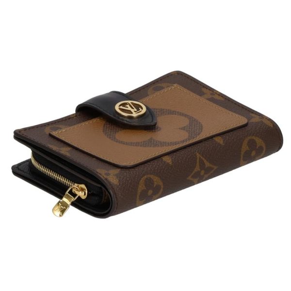 95764 3 Louis Vuitton Portefeuille Juliette Giant Reverse Wallet Brown