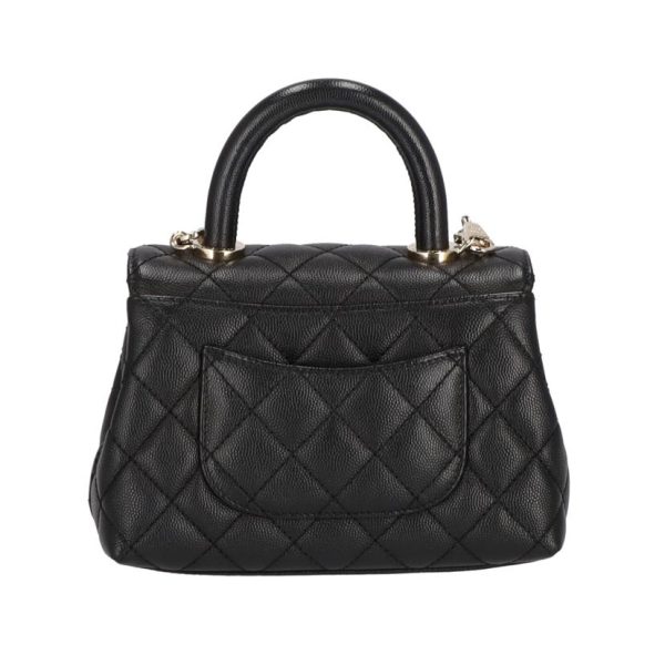 95794 2 Chanel Caviar Skin Coco Handle 2WAY Bag