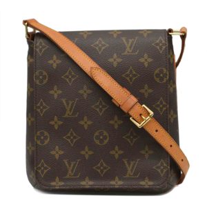 95855 1 Louis Vuitton On The Go PM Shoulder Bag Beige