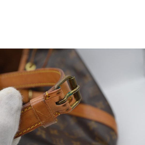 95862 6 Louis Vuitton Pici Noe Monogram Shoulder Bag Brown