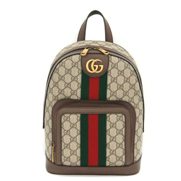 95874 1 Gucci Ophidia GG Small Backpack Beige