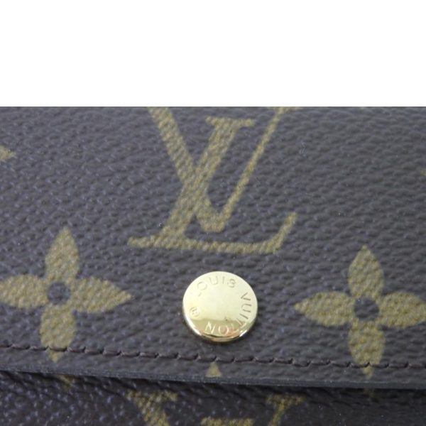 96007 6 Louis Vuitton Multicle Monogram Key Case Brown