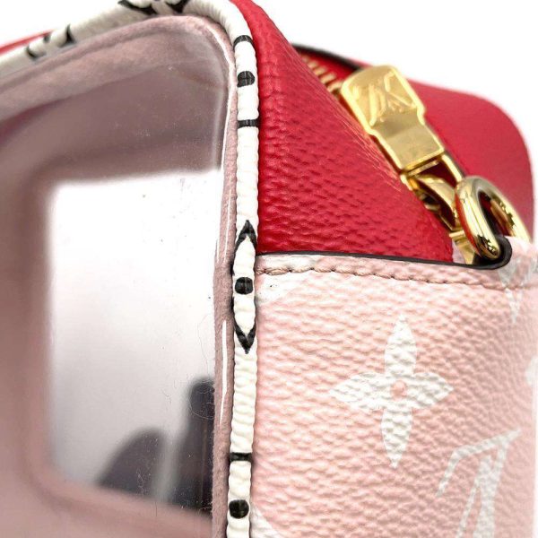 9603318 06 Louis Vuitton Monogram Giant Beach Pouch Red