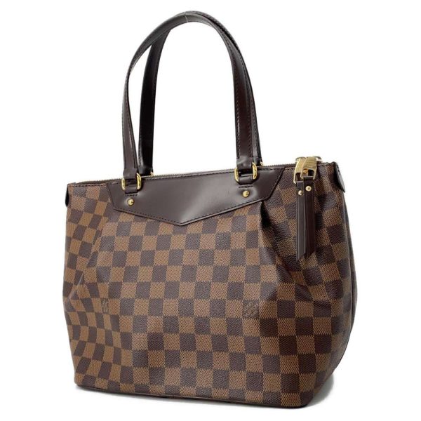 9603363 02 Louis Vuitton Damier Ebene Westminster PM Shoulder Bag Brown