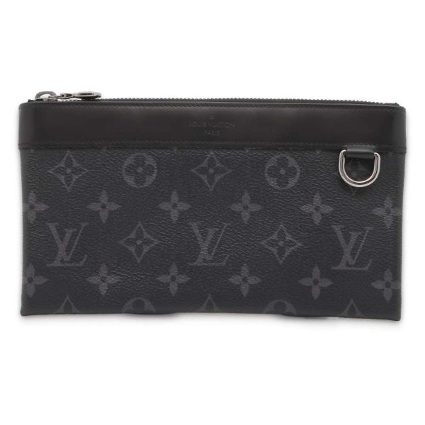 9603394 01 Louis Vuitton Pochette Discovery PM Monogram Eclipse Black