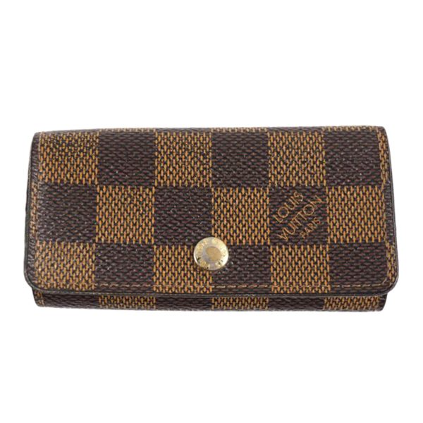 96035 1 Louis Vuitton Multicle 4 Key Holder Damier