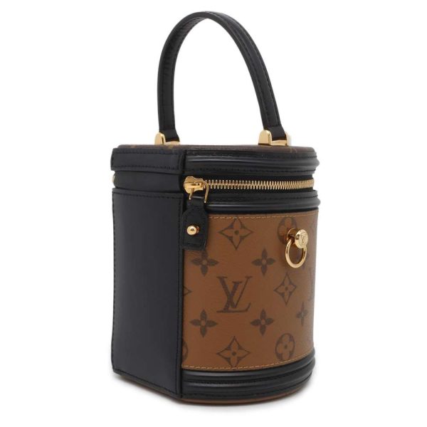 9605626 02 Louis Vuitton Monogram Reverse Cannes Vanity Bag Black