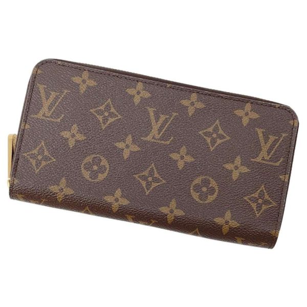 9606654 01 Louis Vuitton Monogram Zippy Wallet Brown