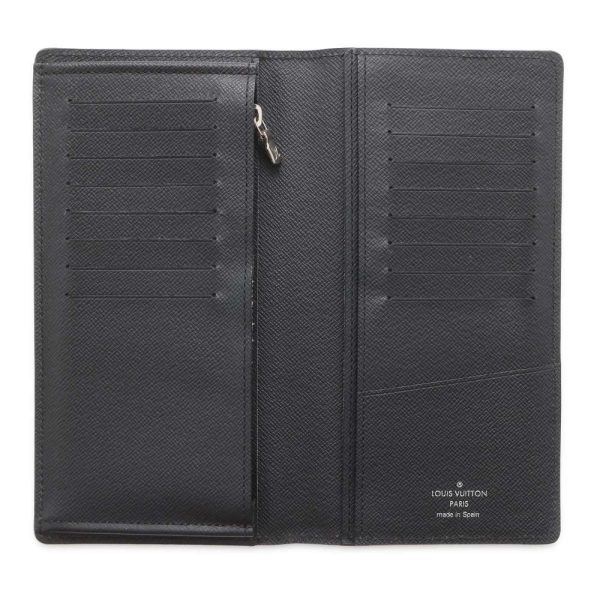 9606722 05 Louis Vuitton Epi Portefeuille Braza Long Wallet Black