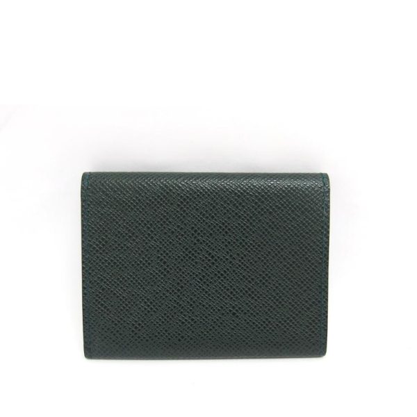 96072 2 Louis Vuitton Anvelope Card Holder Taiga Epicea Green