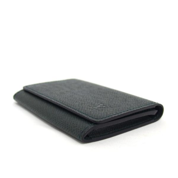 96072 3 Louis Vuitton Anvelope Card Holder Taiga Epicea Green