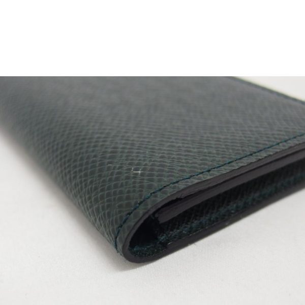 96072 8 Louis Vuitton Anvelope Card Holder Taiga Epicea Green