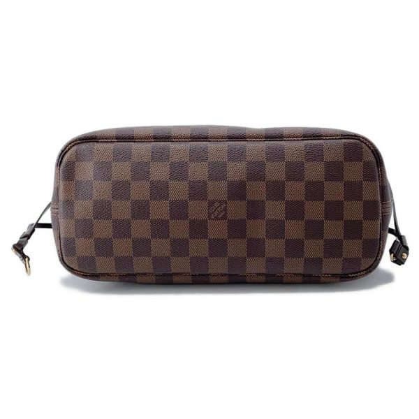 9607651 03 Louis Vuitton Damier Ebene Neverfull PM Tote Bag Brown