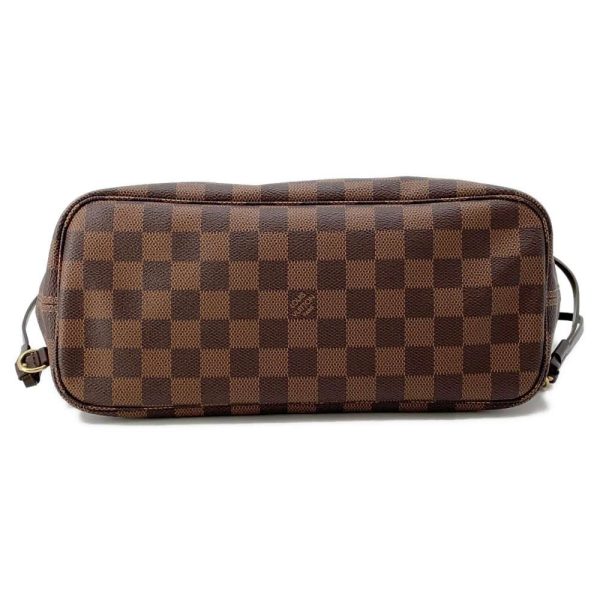 9607668 03 Louis Vuitton Neverfull PM Tote Bag Damier Ebene Brown