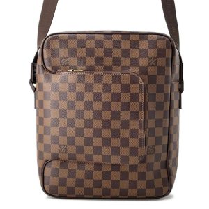 9607798 01 Louis Vuitton Neverfull MM Shoulder Bag Damier Brown