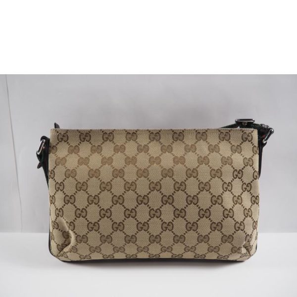 96103 2 Gucci GG Canvas Shoulder Bag Black