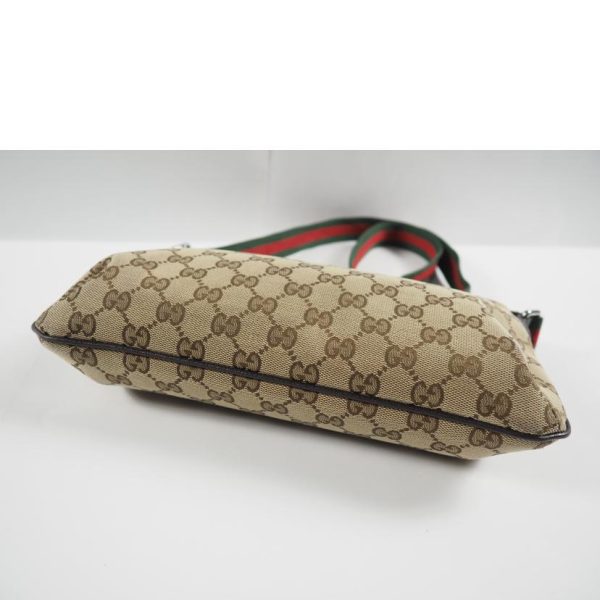 96103 4 Gucci GG Canvas Shoulder Bag Black