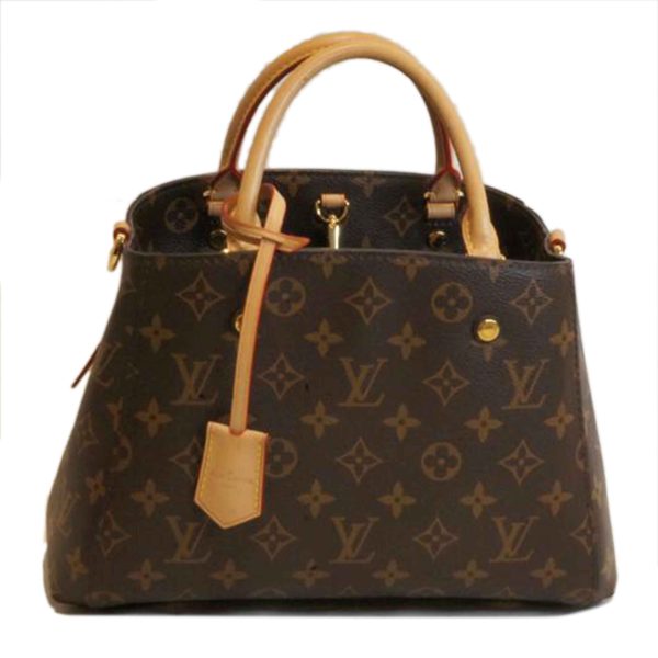 96104 1 Louis Vuitton Montaigne BB Bag Brown