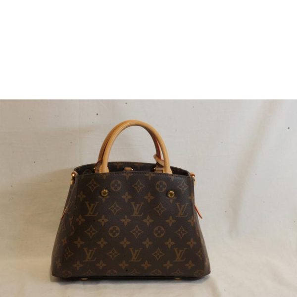 96104 2 Louis Vuitton Montaigne BB Bag Brown