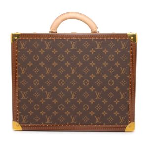 9631397 01 Louis Vuitton Monogram Neverfull PM Tote Bag Brown Leather