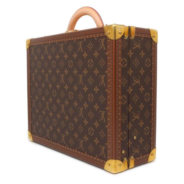 9631397 02 Louis Vuitton Monogram Coteville 40 Trunk Bag Brown