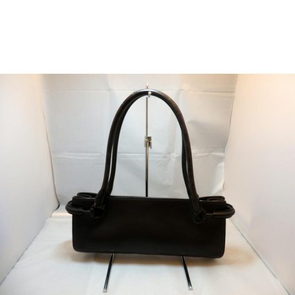 96329 2 Gucci Horsebit Leather Handbag Black