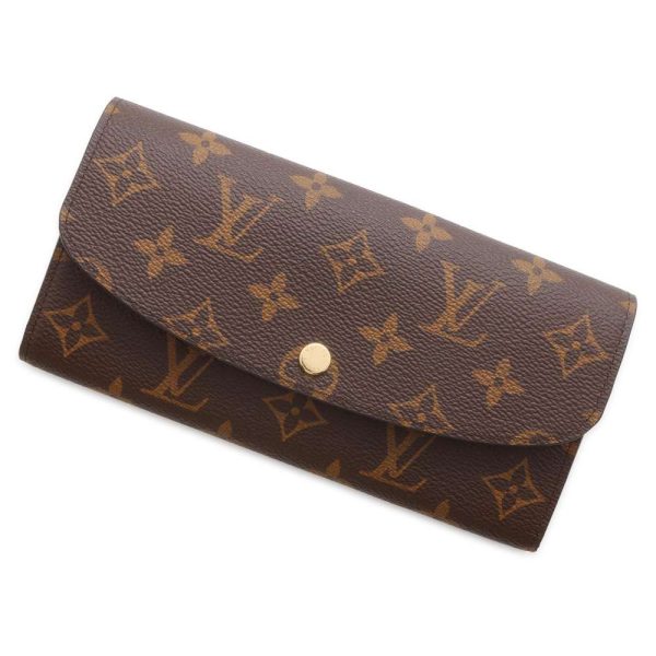 9634008 01 Louis Vuitton Portefeuille Emily Long Wallet Monogram