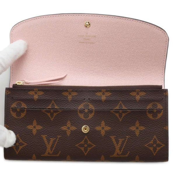 9634008 04 Louis Vuitton Portefeuille Emily Long Wallet Monogram