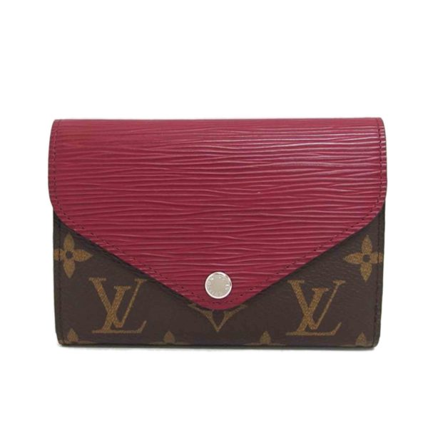 96379 1 Louis Vuitton Marine Compact Wallet Monogram Fuchsia