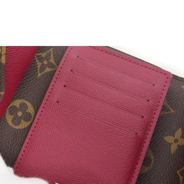 96379 9 Louis Vuitton Marine Compact Wallet Monogram Fuchsia