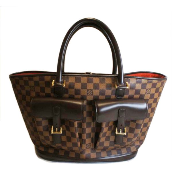 96395 1 Louis Vuitton Manosque GM Damier Bag Brown