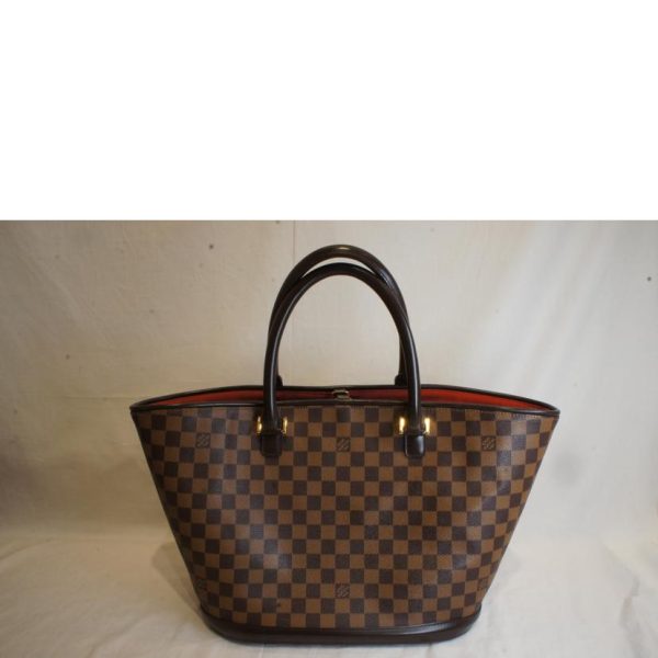 96395 2 Louis Vuitton Manosque GM Damier Bag Brown