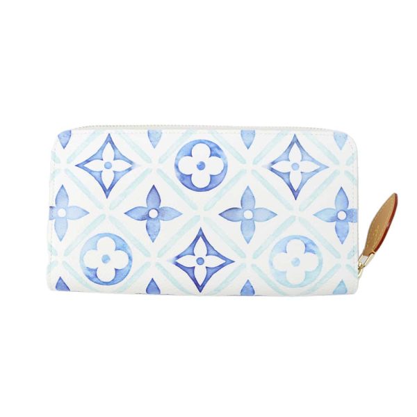 9641341 03 Louis Vuitton Zippy Wallet Long Wallet Monogram Blue