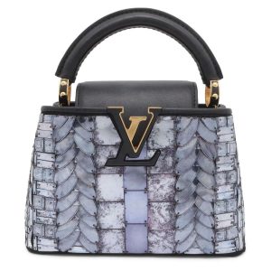 9644847 01 LOUIS VUITTON Riviera Handbag Epi Green